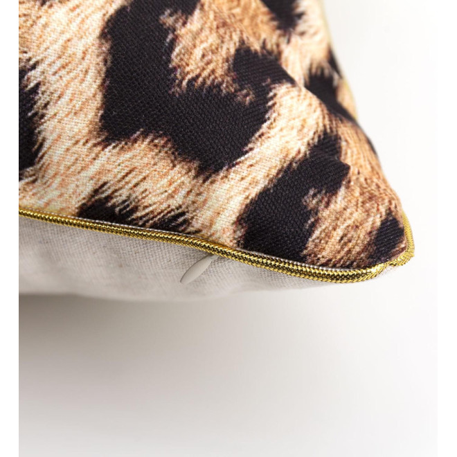 Coussin Polyester Polylin Marron 45x45cm