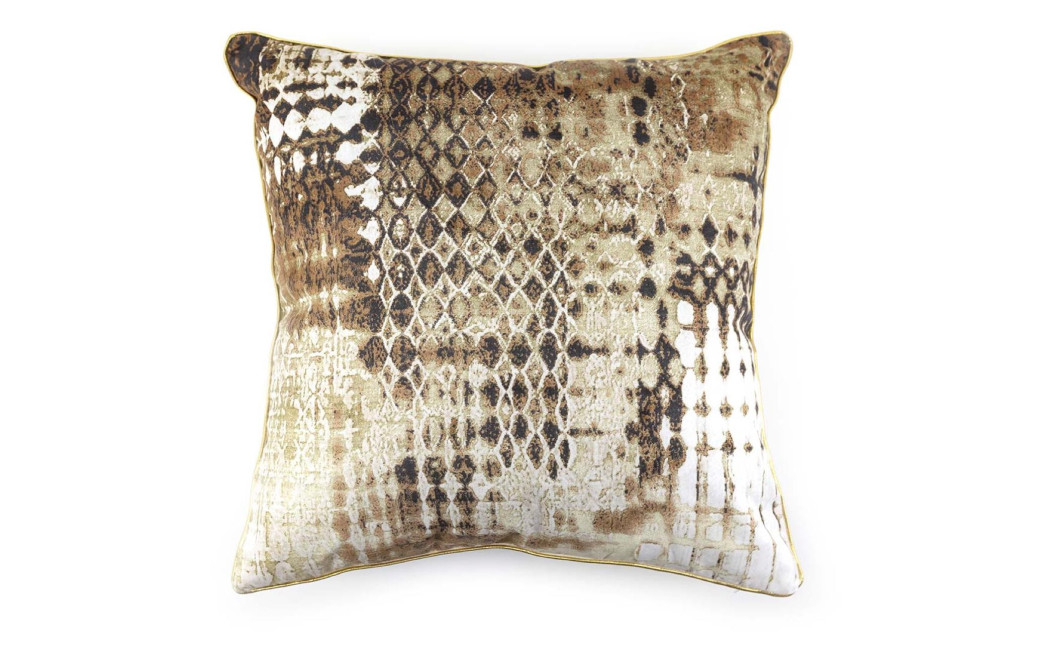 Coussin Polyester Marron 45x45cm