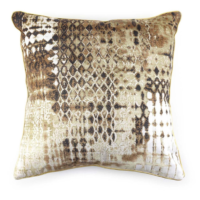 Coussin Polyester Marron 45x45cm