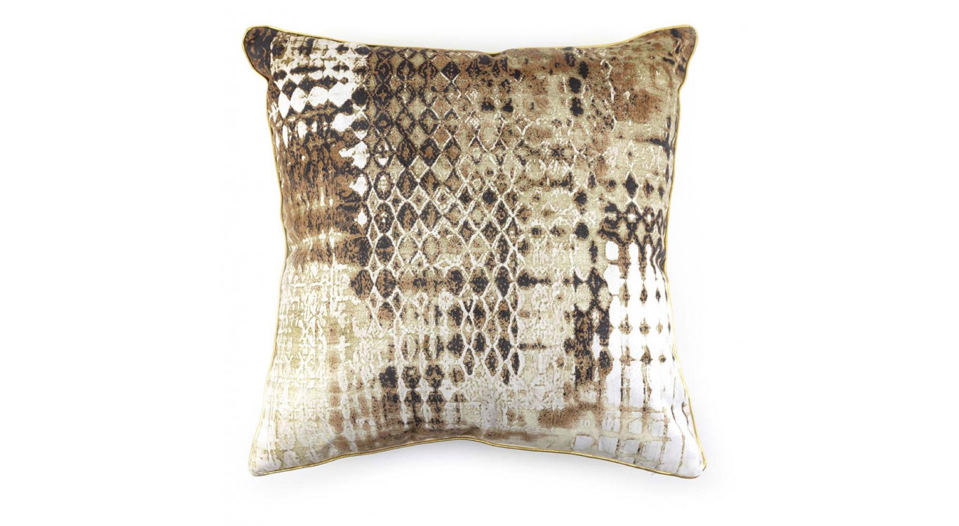 Coussin Polyester Marron 45x45cm