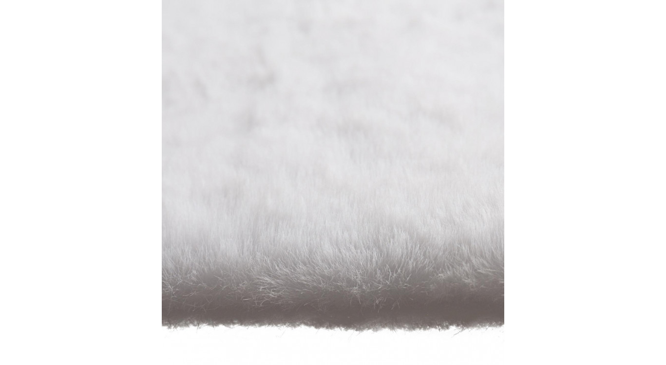 Tapis Polyester Blanc 60x90cm