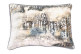 Grey Cotton Viscose Cushion 30x50cm