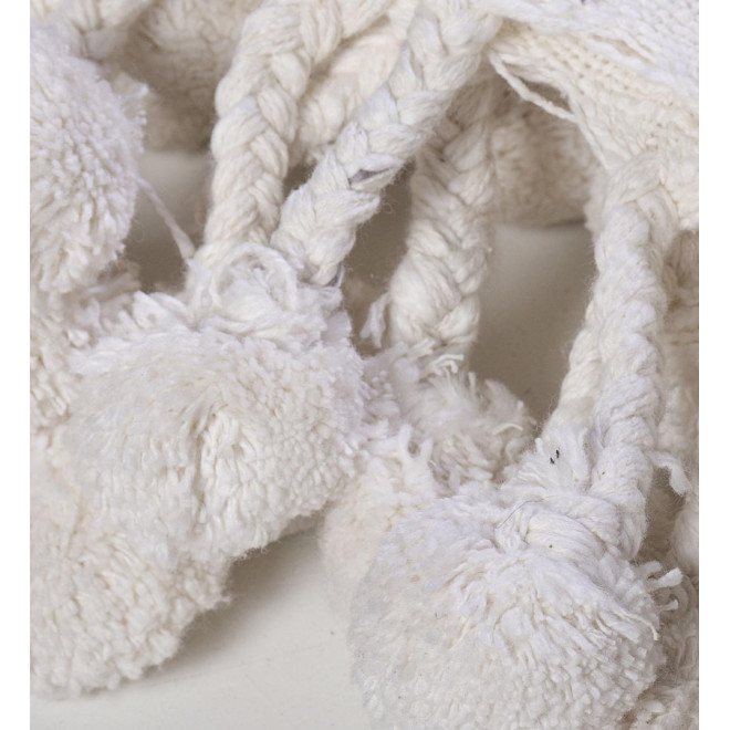 Plaid Coton Blanc 120x160cm