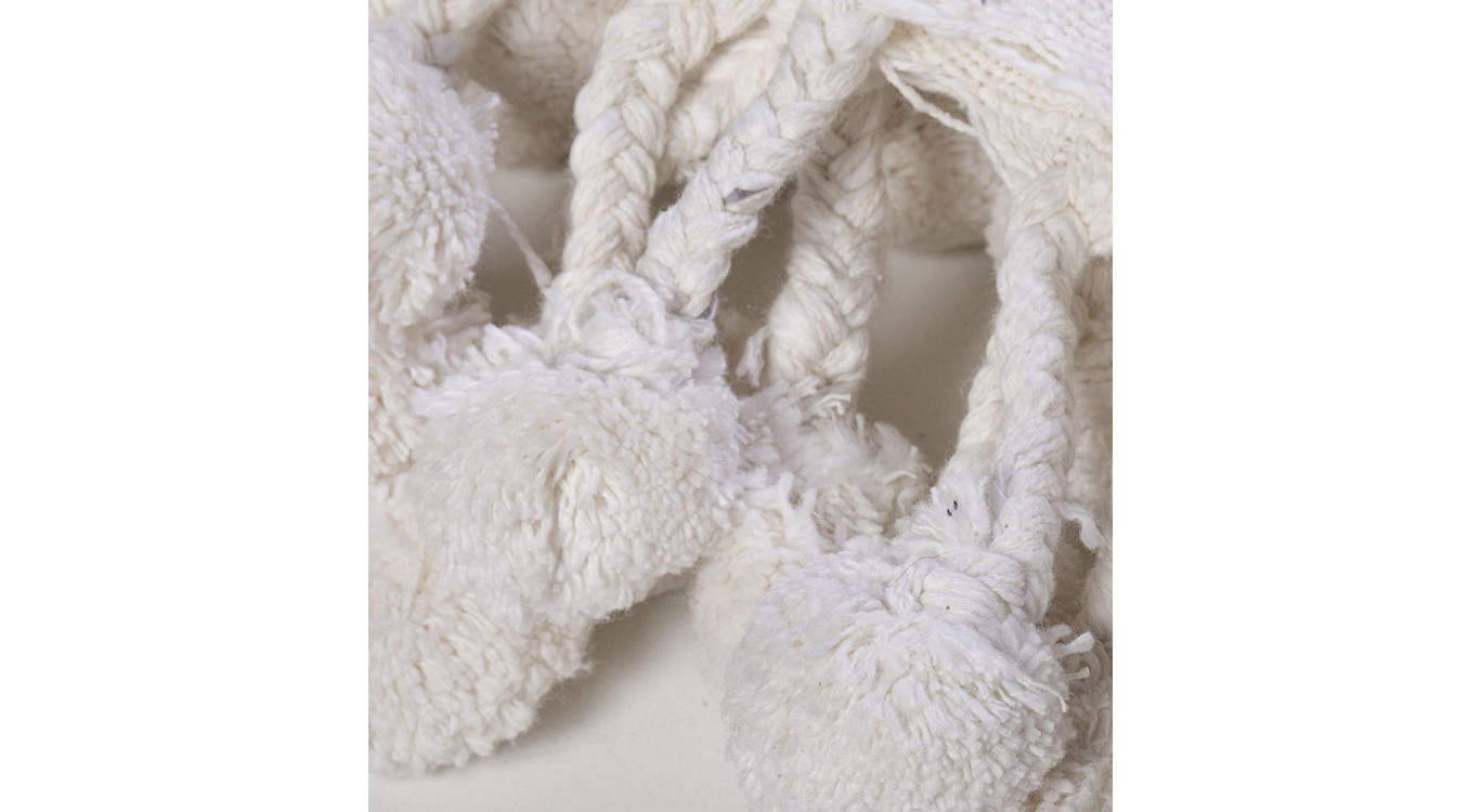Plaid Coton Blanc 120x160cm