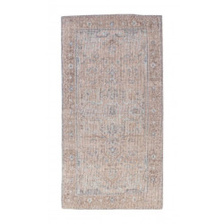 Tapis Coton Polyester Marron 60x120cm