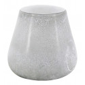 Vase Glas Weiß 20x20x20cm