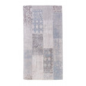 Grey Polyester Cotton Carpet 60x120cm