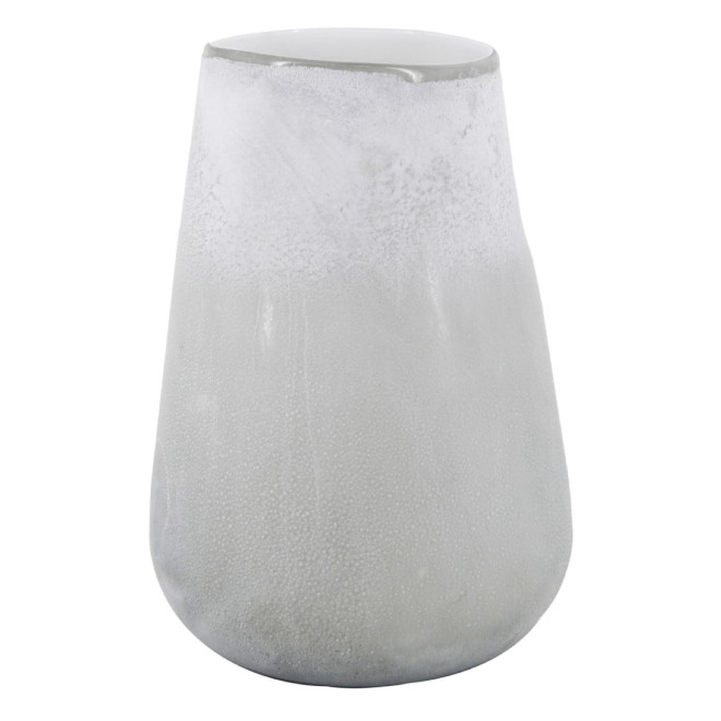 Vase Verre Blanc 20x20x33cm