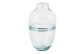 Vase Glas Blau 20x20x32cm