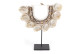 Sculture Necklace Shells Rope Natural Iron 30x8x30cm