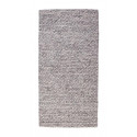 Polyester Wolle Baumwolle Teppich Grau 60x120cm