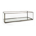 Dose Glas Bronze Bronze 40x10x10cm
