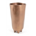 Vase Aluminium Kupfer 15x15x26cm