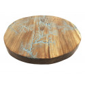 Wandbild Holz Braun 50x50cm