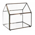 Dose Glas Bronze Bronze 30x20x30cm