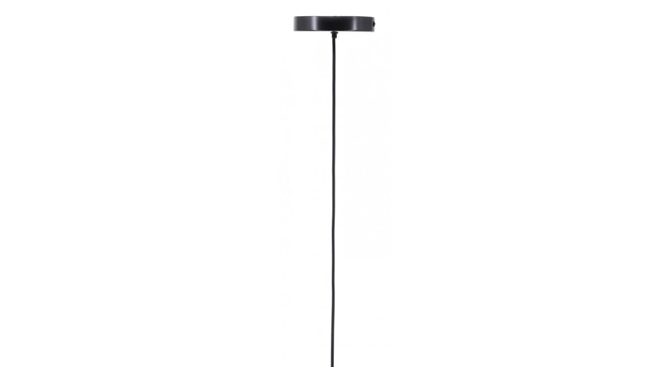 Lustre Fer Noir 50x50x20cm