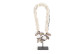 Sculture Necklace Shells Natural Iron 7x7x50cm