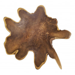 Sculpture Bois Marron 80x90cm