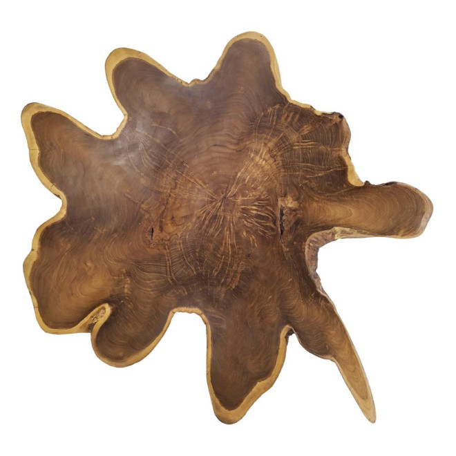 Sculpture Bois Marron 80x90cm