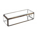 Dose Glas Bronze Bronze 20x7x5cm