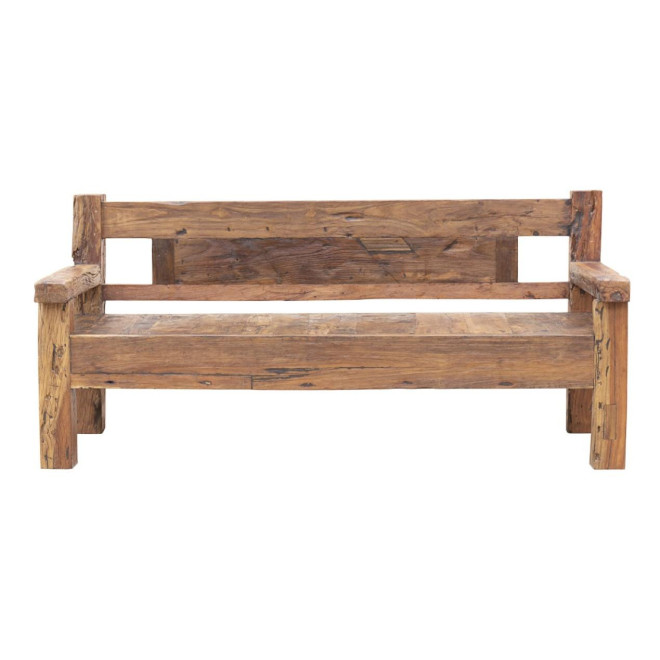 Banc Bois Marron 208x80x95cm