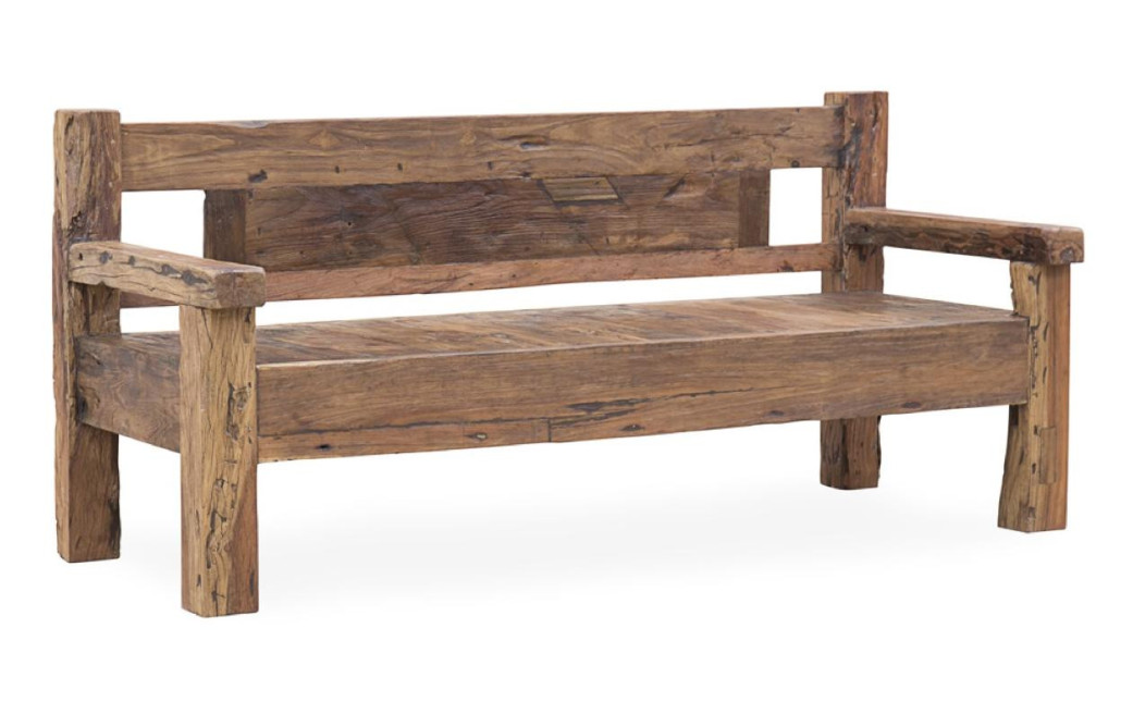 Banc Bois Marron 208x80x95cm