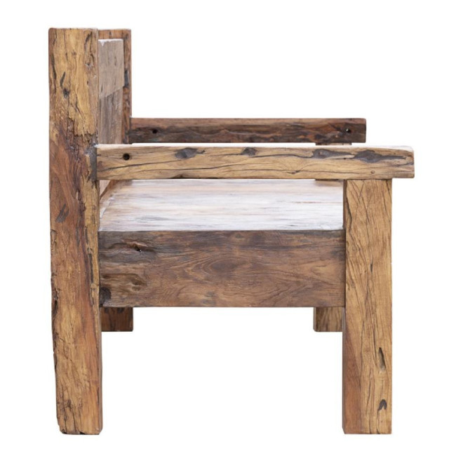 Banc Bois Marron 208x80x95cm