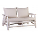 White Wooden Sofa 130x87x84cm