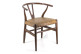 Silla de cuero marrón 50x50x73cm