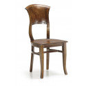Silla de madera marrón 50x50x95cm