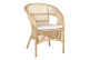 Sillón de mimbre marrón 60x67x81cm