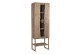 Geschirrschrank Holz Braun 60x40x185cm