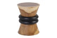 Consola de madera marrón 35x35x45cm