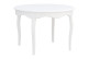 White MDF Wood Dining Table 110x110x76cm