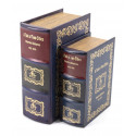 Libro Racconto di due città Cartone Similicuir Blu 20x10x25cm