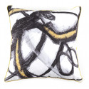 White Polyester Cushion 45x10x45cm