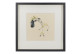 Tableau Verre Toile Noir 60x60cm