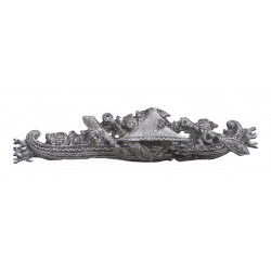 Sculpture Barque Bois Marron 205x8x45cm