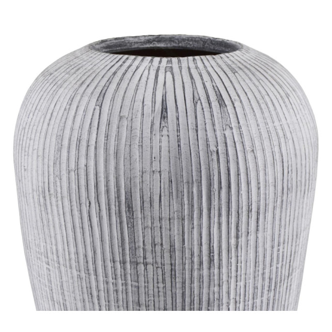 Vase TerreCuite Gris 40x40x80cm