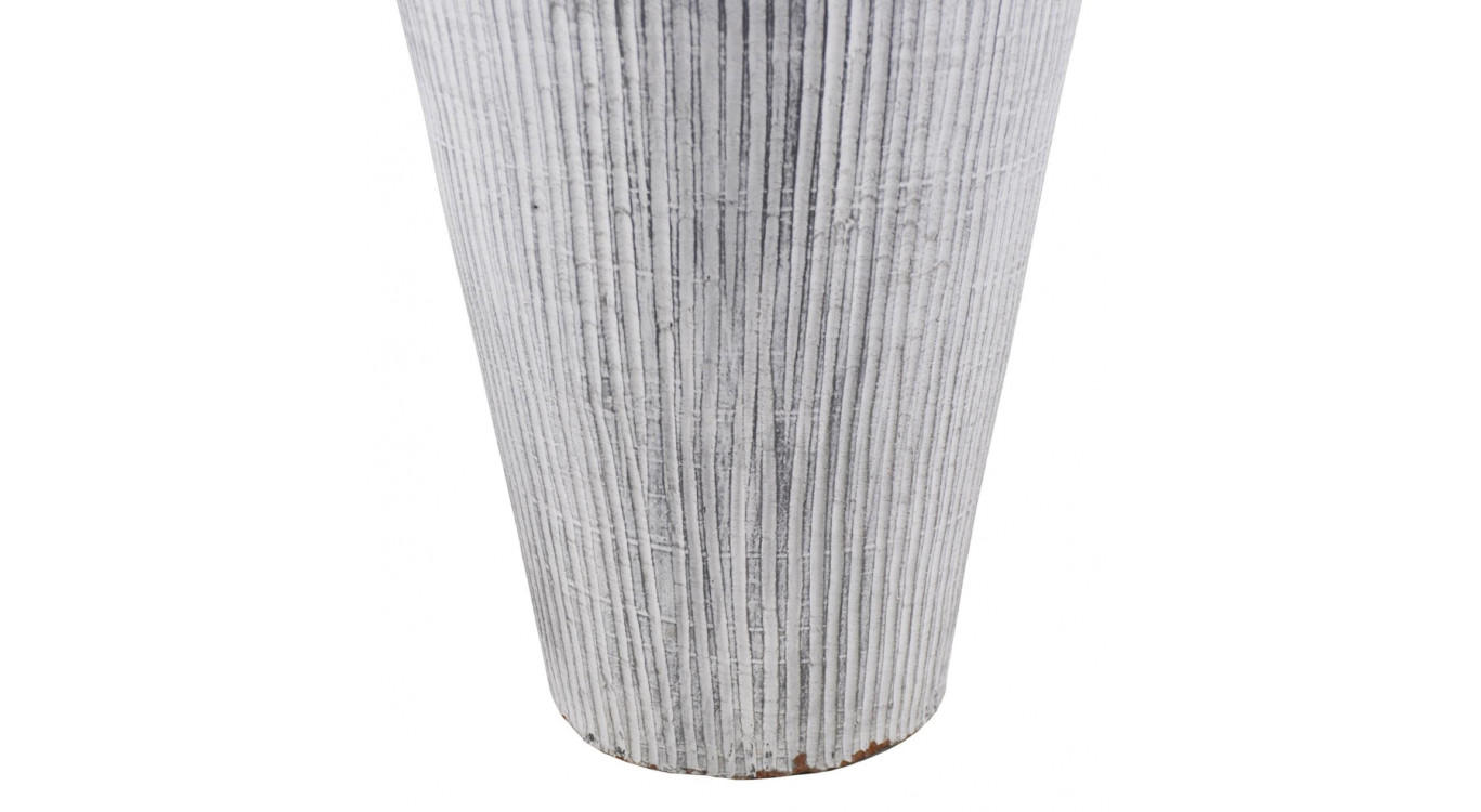 Vase TerreCuite Gris 40x40x80cm