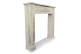 Rahmen Mantel Kamin Holz Weiß 109.5x23x98cm