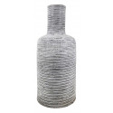 Jarrón Terracota Gris 25x25x70cm