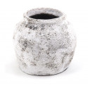 Vase Terrakotta Weiß 25x25x25cm