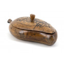 Scatola di legno marrone 25x15x10cm