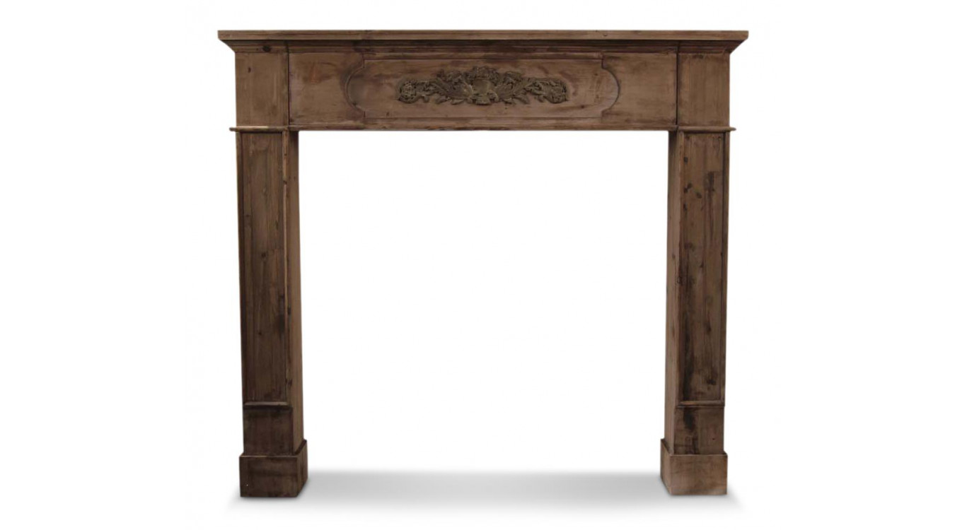 Einrahmung Mantel Kamin 112.5x19x102cm