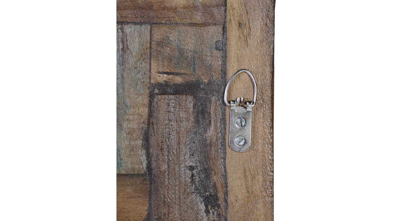 Tableau Bois Marron 80x100cm