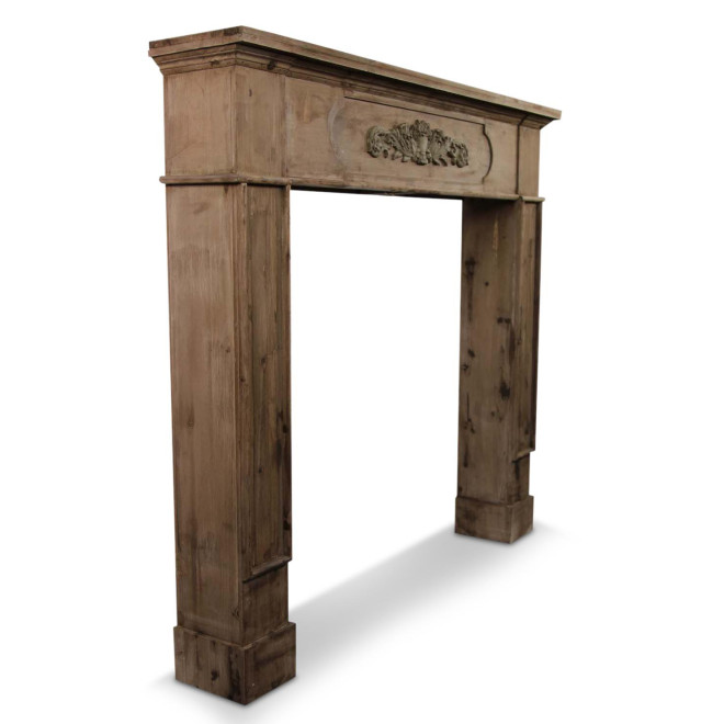 Einrahmung Mantel Kamin 112.5x19x102cm