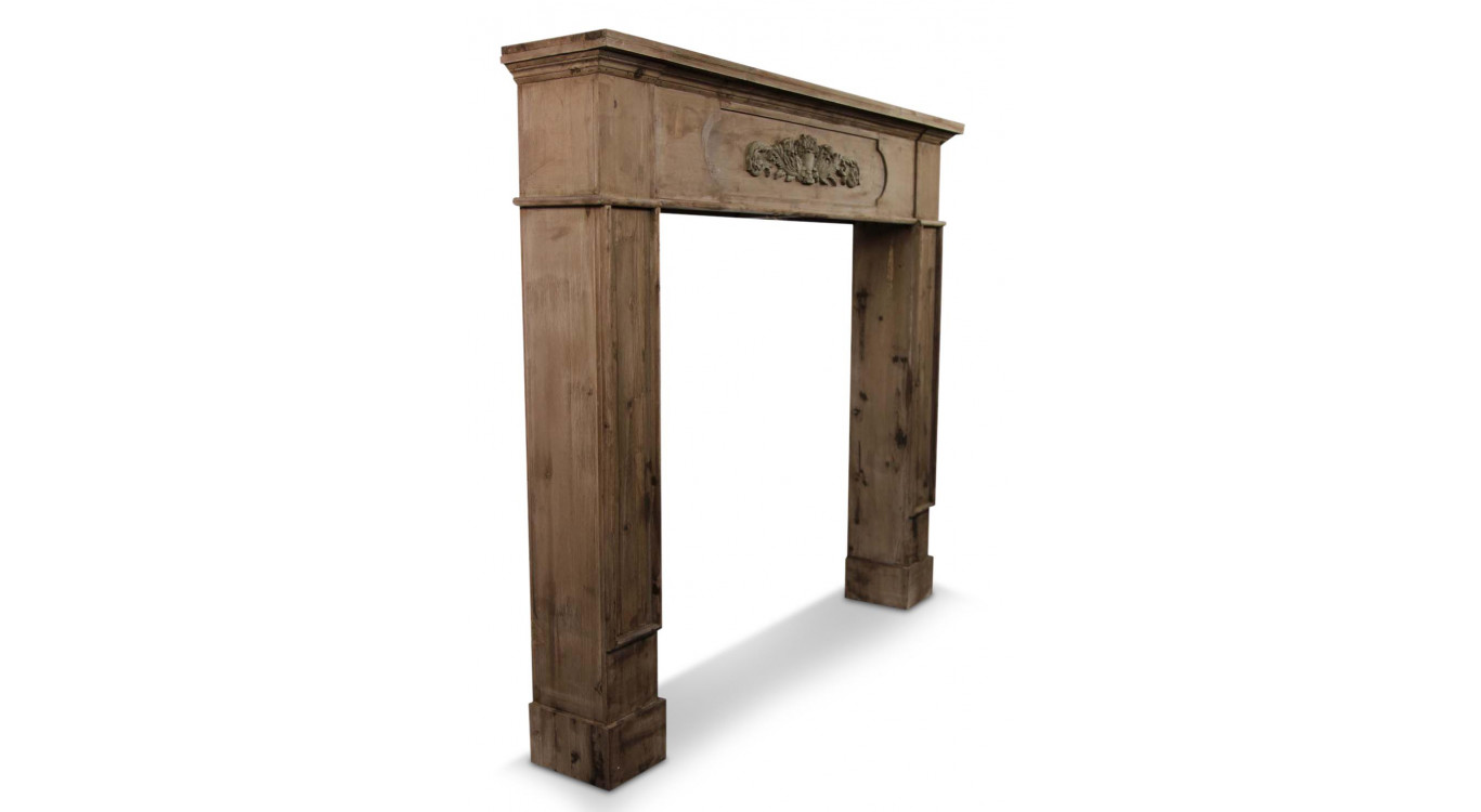 Einrahmung Mantel Kamin 112.5x19x102cm