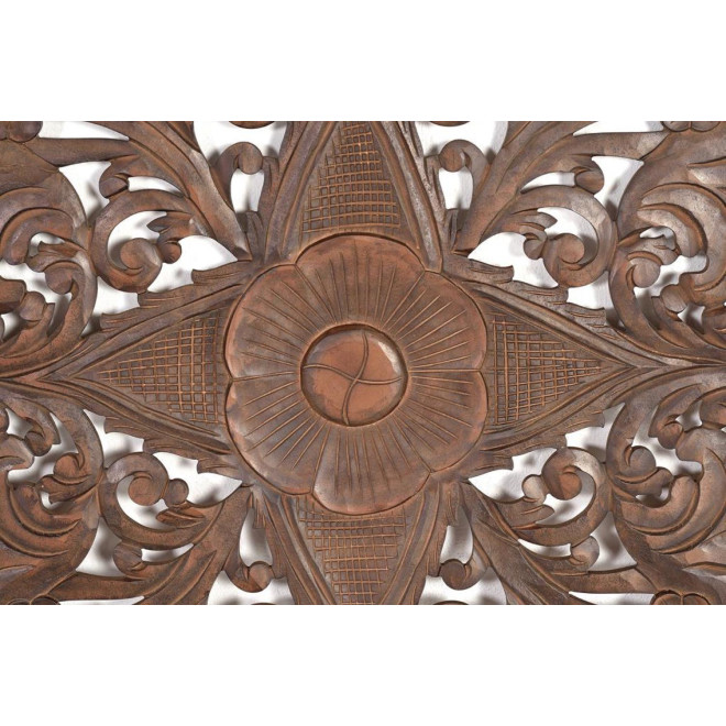 Tête De Lit Bois Marron 166x3x81cm