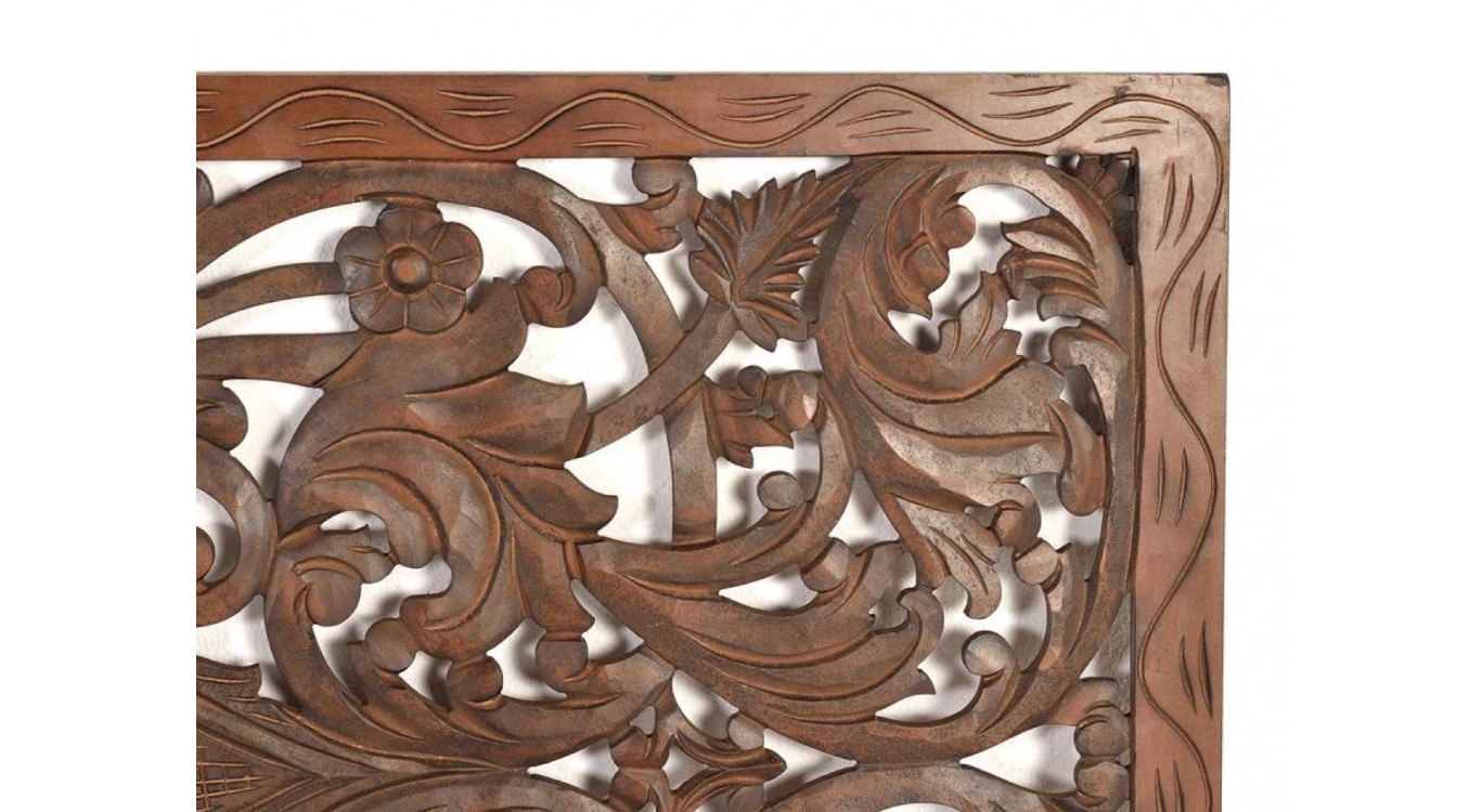 Tête De Lit Bois Marron 166x3x81cm